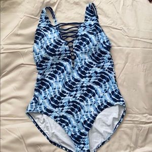 One-piece Tie Dye Swim suit - never worn.